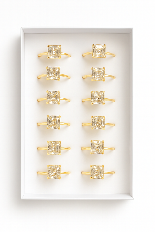 Gold-Plated Designer Finger Rings for Women & Girls