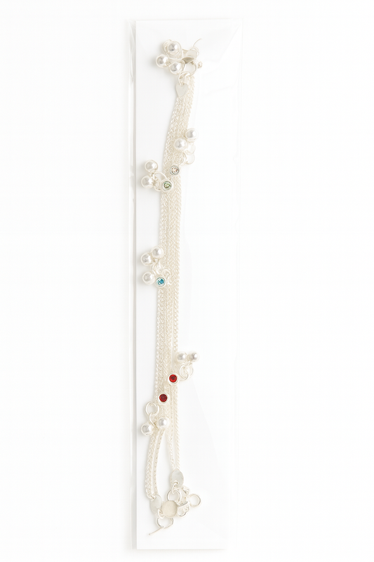 Silver-Plated Traditional Payal for Women & Girls